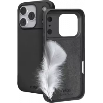 Cover SBS TEINSTIP1763PK voor iPhone 17 Pro zwart monochromatisch