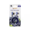 Sbox USB->Micro USB 90 M/M 1.5m USB-MICRO-90BL blueberry blauw