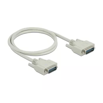 Seriële kabel DeLOCK 85975 beige 1m Sub-D15