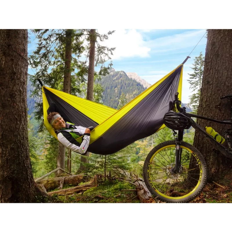 Adventure Hammock Yellowstone AZ-1030413, campinghangmat geel/zwart
