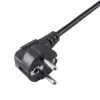 Akyga AK-PC-04A stroomverdeelkabel CEE 7/7 naar 2x IEC C13, 1,8 m, zwart