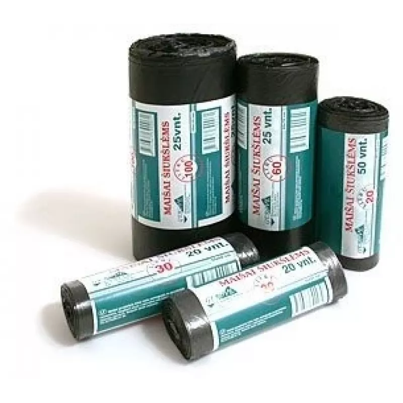 Vuilniszakken, 30 l/20 stuks, 8 micron