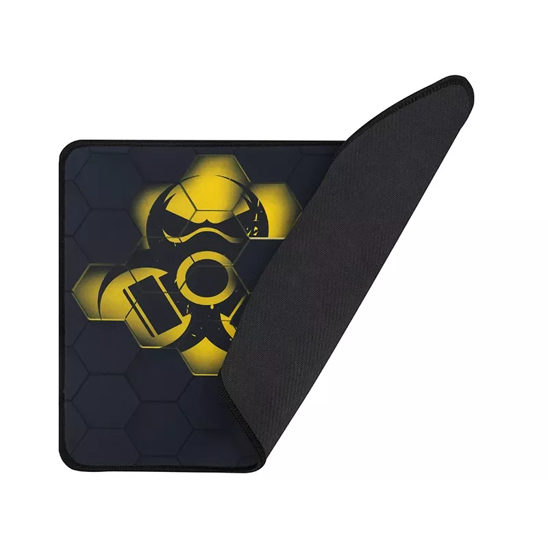 TRACER GameZone Hexy3 gaming muismat, 35 x 28 x 0,4 cm, zwart/geel