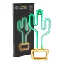 Decoratieve neonlamp MANTA SNL07GNT cactus groen geel, neonbord