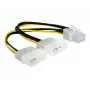 Stroomkabel voor PCI Express-kaart DeLOCK 82315 0,15m