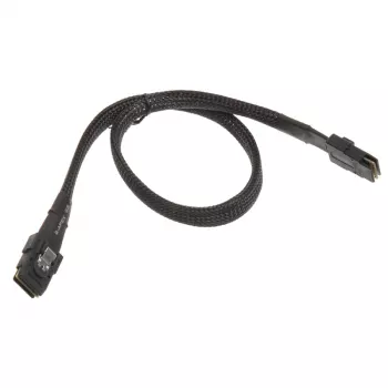 SilverStone CPS02 - SATA- / SAS-kabel - met sidebands - SAS 12Gbit/s - 4-lane - 4 x Mini SAS (SFF-8087) (W) naar 4 x Mini SAS (SFF-8087) (W) - 50cm - S