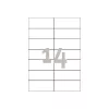 Avery 3653 zelfklevend etiket rechthoek permanent wit 1400 stuks