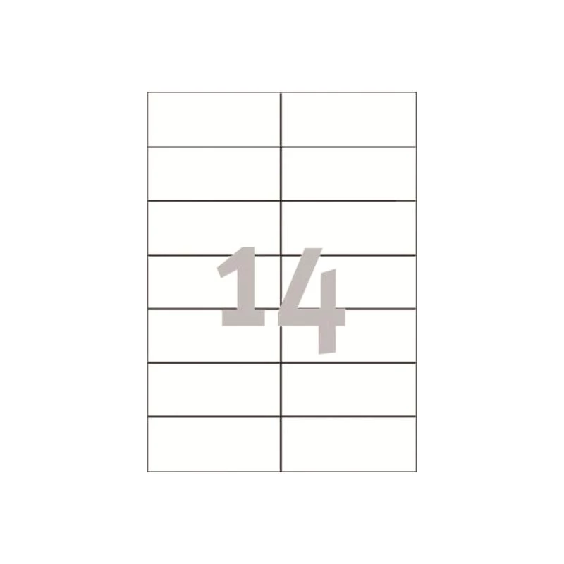 Avery 3653 zelfklevend etiket rechthoek permanent wit 1400 stuks