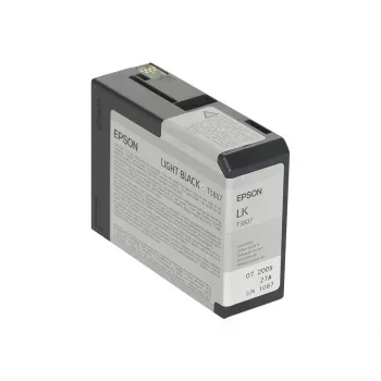 Epson eenheidspack Light Black T580700, lichtzwart, pigmentinkt, 80 ml, 1 stuk