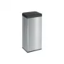 Afvalemmer Hailo BIG BOX 60L SIL 6460-312, 60 L inhoud, zilver