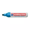 Permanentmarker Edding 500 beitelpunt blauw