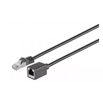 Microconnect STP6005SEXT netwerkkabel zwart 0,5 m Cat6 F/UTP (FTP)