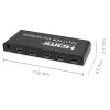 Qoltec 51799 actieve HDMI-splitter 4 x HDMI 4K x 2K | 6 Gb/s | 60 Hz