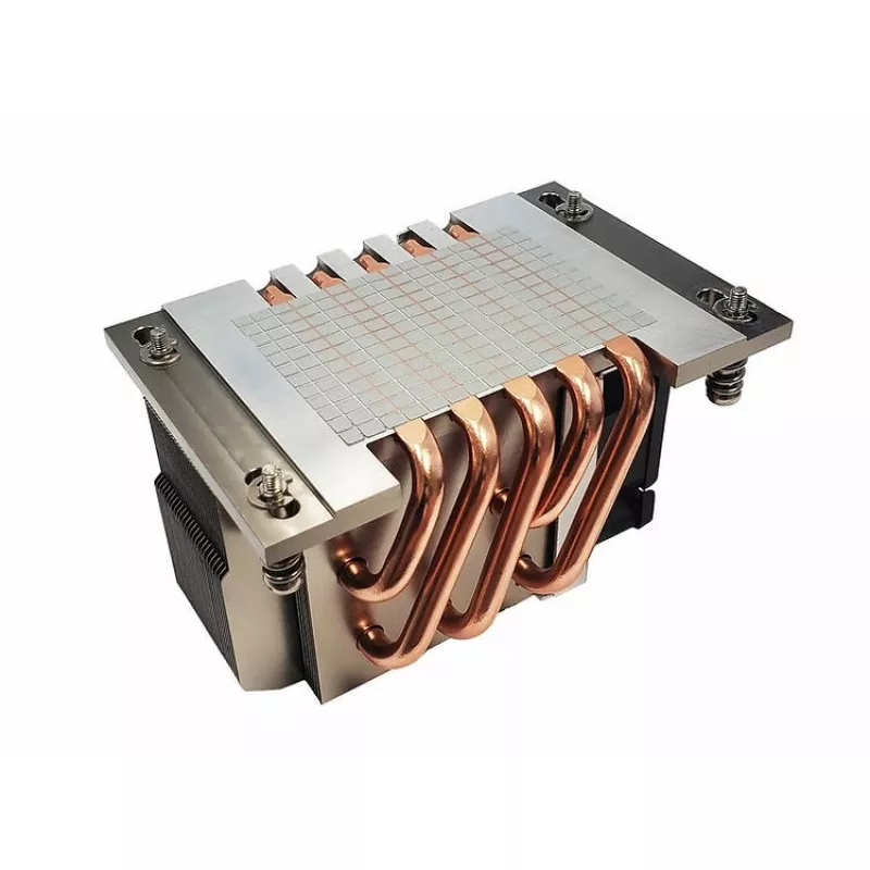 Dynatron A54 2U actieve CPU-luchtkoeler voor AMD SP6/TR5, 6 cm, 2300-11000 RPM, zwart/grijs