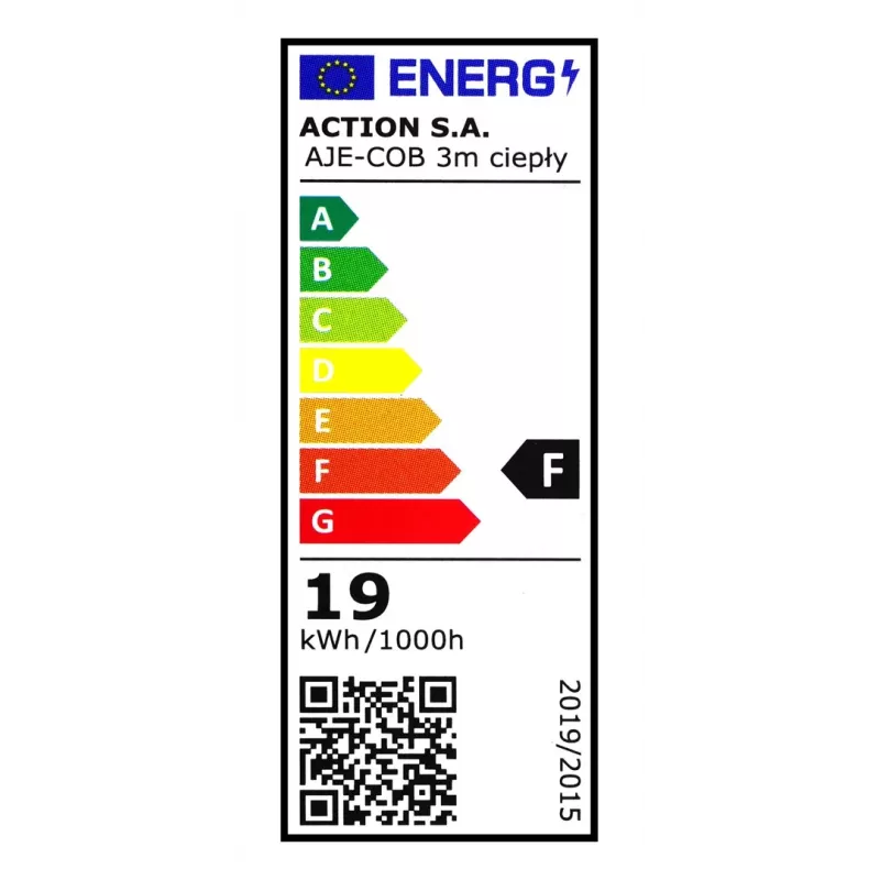 Activejet AJE-COB 3m warme LED-strip universele LED-strip binnen