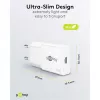 USB-C PD GaN slanke snellader (30 W) (wit)