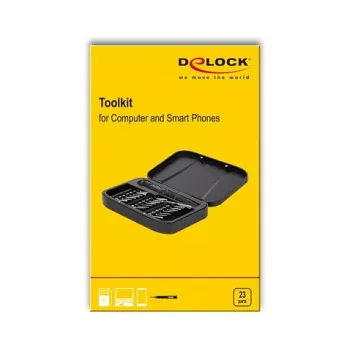 DeLOCK 64066 Gereedschapsset voor computer en smartphone, 23 stuks
