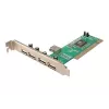 LogiLink PC0028 USB 2.0 PCI-kaart, 4 externe + 1 interne poort