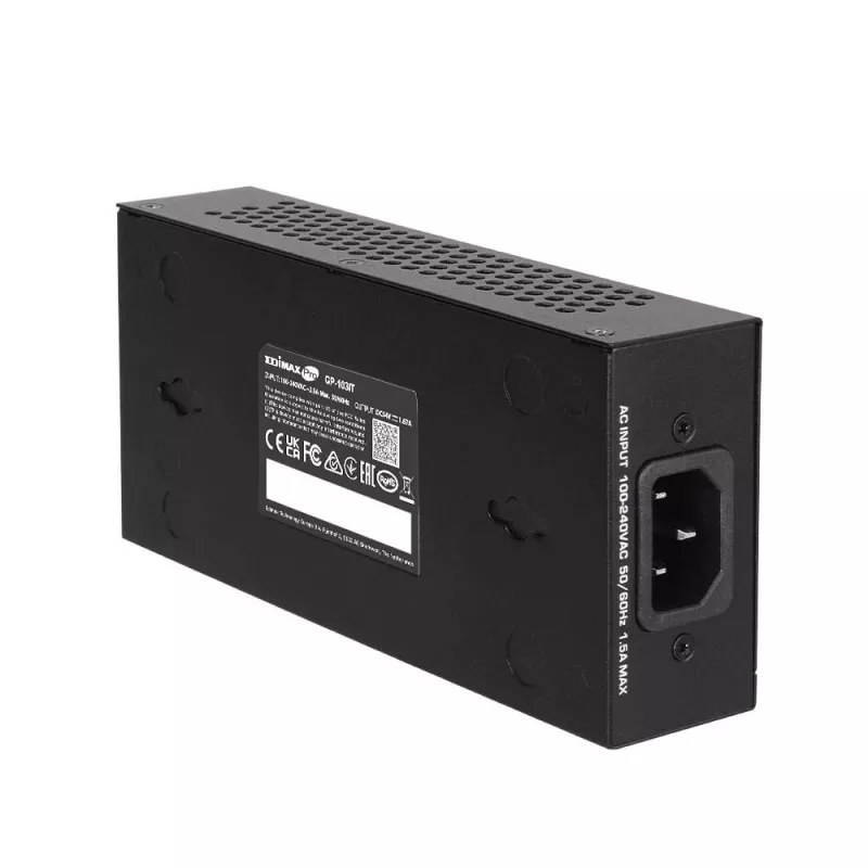 Edimax Pro GP-103IT Gigabit PoE++-injector, 90 W
