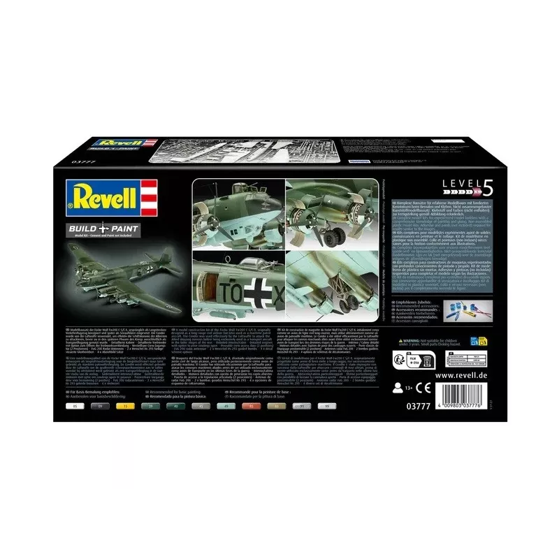 Kunststof modelvliegtuig REVELL Fendt 728 Vario schaalmodelbouwpakket REV-03777