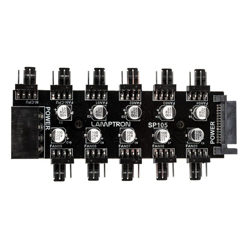 Lamptron SP105 10-voudige PWM-fanhub