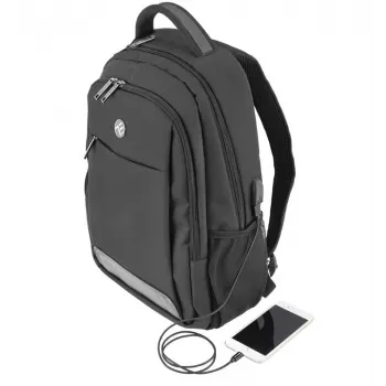 Laptoptas rugzak Tellur Companion 15,6 inch met USB-aansluiting, zwart