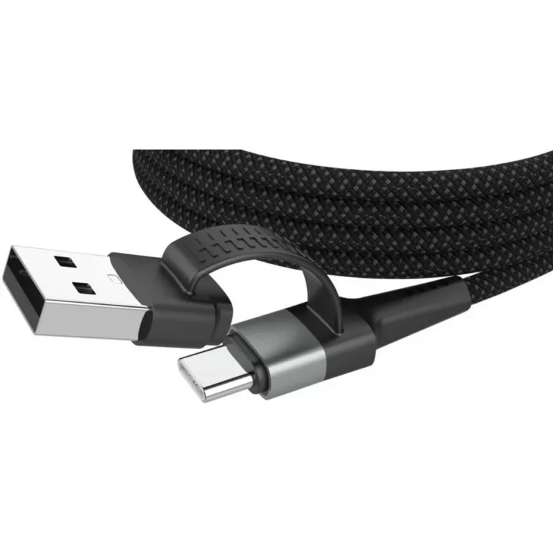 Ansmann magnetische kabel USB-A of USB-C naar Lightning - kabel - digitaal/data
