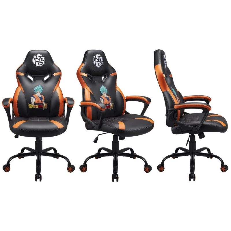 Pc-gamingstoel Subsonic SA5573-D4 gevoerde zitting zwart oranje