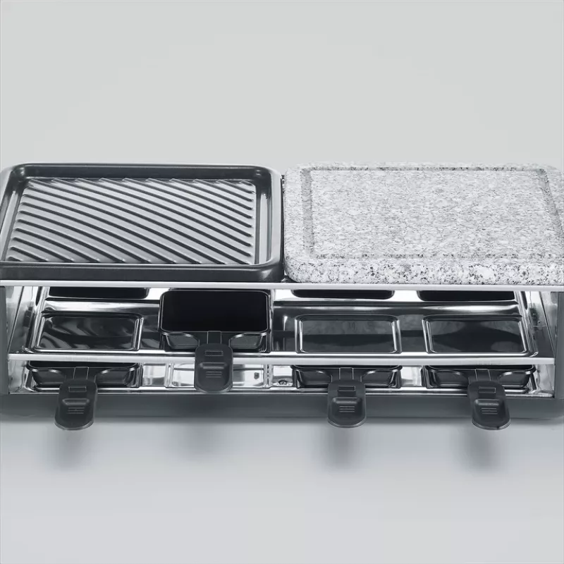 Raclette grill Severin RG 2366 8 personen 1300 W zwart