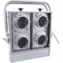 Stage PAR-36 Can Light EUROLITE Audience Blinder 4xPAR-36 zilver (model 42103420)