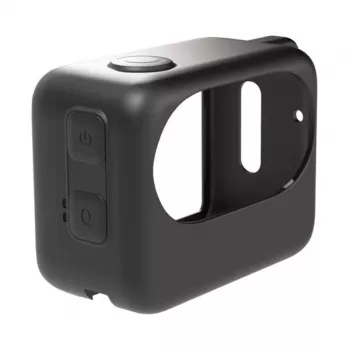 Siliconen beschermhoes voor oplaadcase van de Insta360 GO 3 van Puluz (zwart) - beschermhoes voor oplaadcase