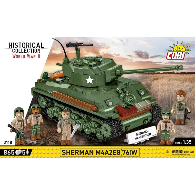 Blocks Sherman M4A2E8 865 bouwstenen