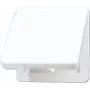 JUNG CD 590 KL WW Klapdeksel voor apparaten van 50x50 mm, wit