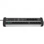 Premium-Protect-Line stekkerdoos 14-voudig duo (zwart/zilver, 3 meter, 120.000A overspanningsbeveiliging, 2x USB)
