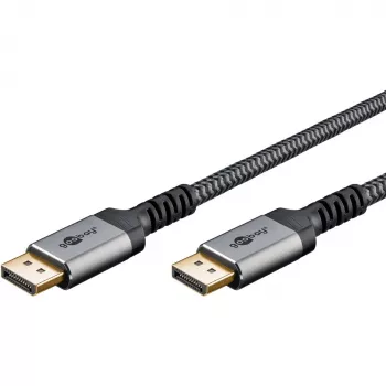 Goobay 65267 DisplayPort-kabel 5 m zwart - zilver (65267)