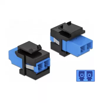 Keystone-module LC Duplex female naar LC Duplex female DeLOCK