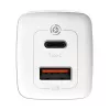 Oplader Baseus CCGAN2L-B02 indoor AC sneloplader 20V 1xUSB 1xType-C wit
