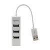 Sbox H-204W USB 4-poorts hub kokoswit