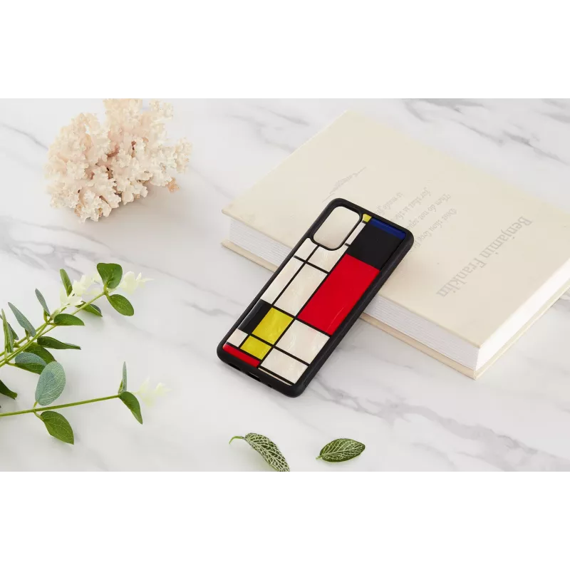 Hoes iKins voor Samsung Galaxy S20+ – zwart bedrukt design