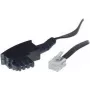 S/CONN 10m TAE-F – RJ11 zwart transparant ShiverPeaks