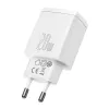 Wandlader Baseus Compact 1x USB-A + 1x USB-C 3A, compacte reisadapter