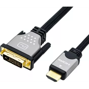 ROLINE 11.04.5876 videokabel-adapter 1,5 m HDMI type A (standaard) DVI-D zwart - zilver (11.04.5876)