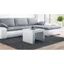 Cama TESS60 BI/SZ salontafel / bijzettafel / hoektafel salontafel vierkante vorm 2 poten