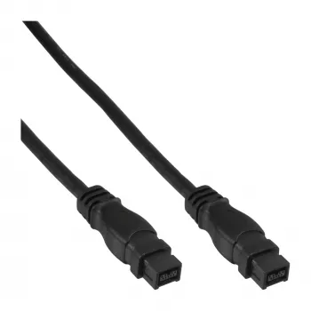 FireWire 800-kabel InLine 39902 1,8 m stekker/stekker zwart