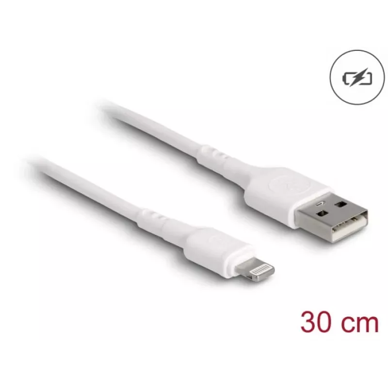 USB-oplaadkabel DeLOCK 87866 voor iPhone iPad iPod 30 cm