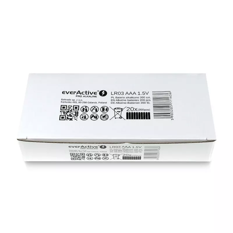 Wegwerp-alkalinebatterij everActive LR0310PAK AAA 1,5 V 1250 mAh 10-pack