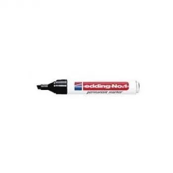 EDDING No.1 - zwart - beitelpunt - aluminium - multi - 1 mm - 5 mm