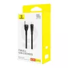 Baseus Flash 2 USB A naar USB C snellaadkabel 2 m 100 W zwart