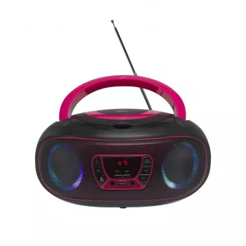 Denver TCL-212BT PINK cd-speler draagbare cd-speler zwart, roze