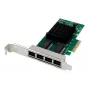 DIGITUS 4-poorts Gigabit Ethernet netwerkkaart, RJ45, PCI Express, Intel I350
